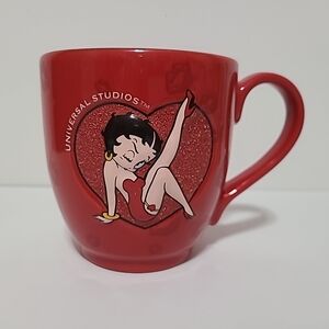 Large Red Betty Boop Coffee Mug Universal Studios & King Features Syndicate 2006